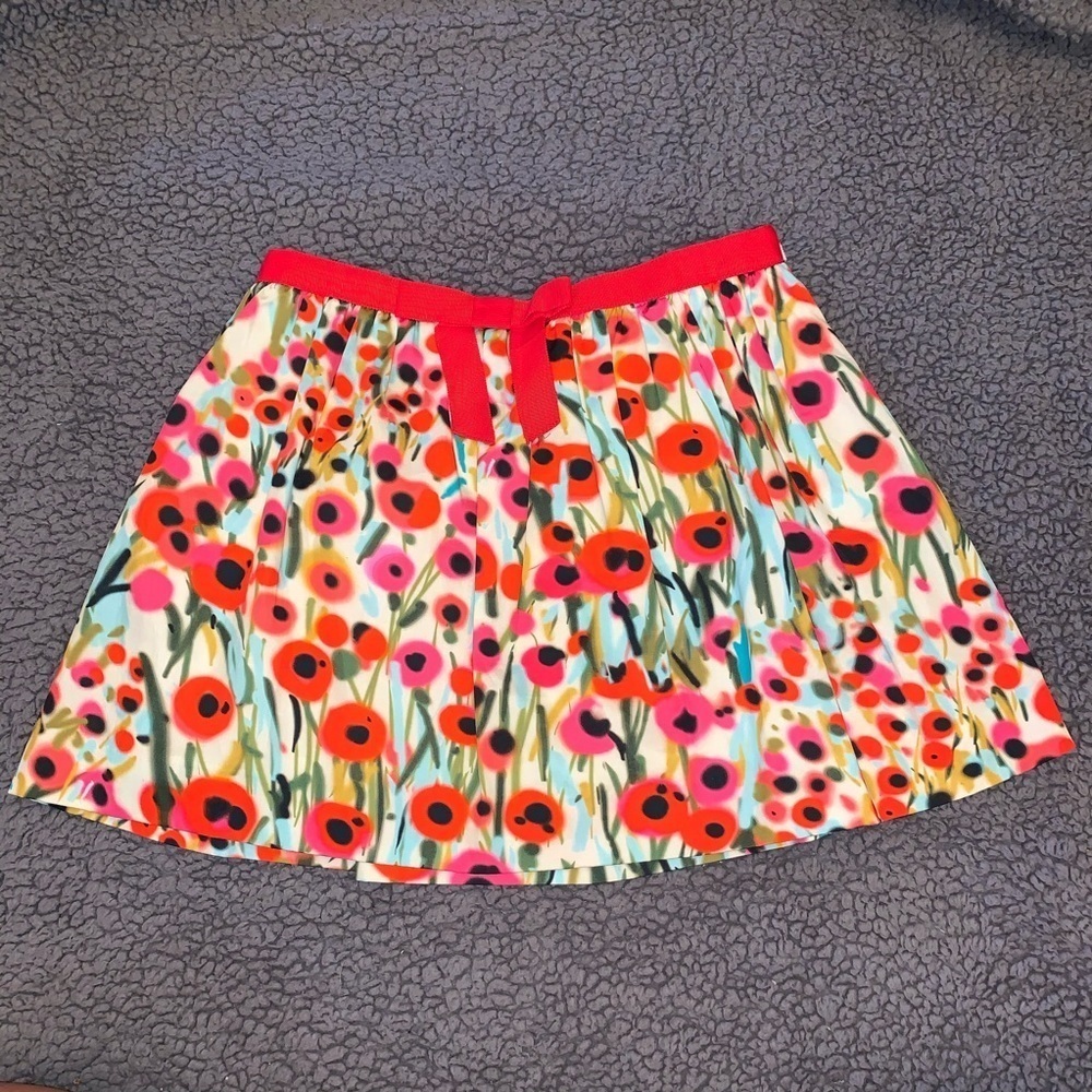 Milly Minis floral Skirt elastic waist, 14